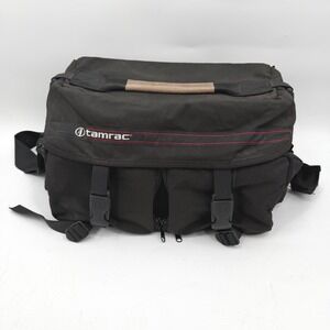 Tamrac Universal Black Camera Bag w/Interior Padded Dividers & Adjustable Strap